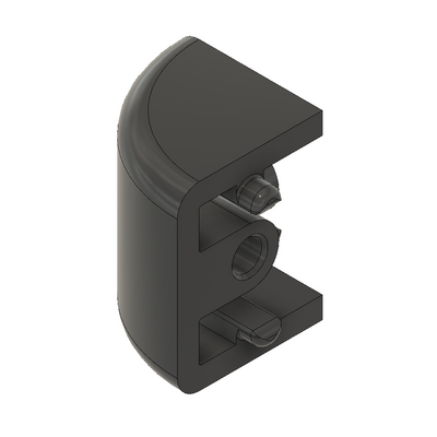MODULAR SOLUTIONS PANEL CLAMP&lt;br&gt;GLASS PANEL CORNER CONNECTOR
